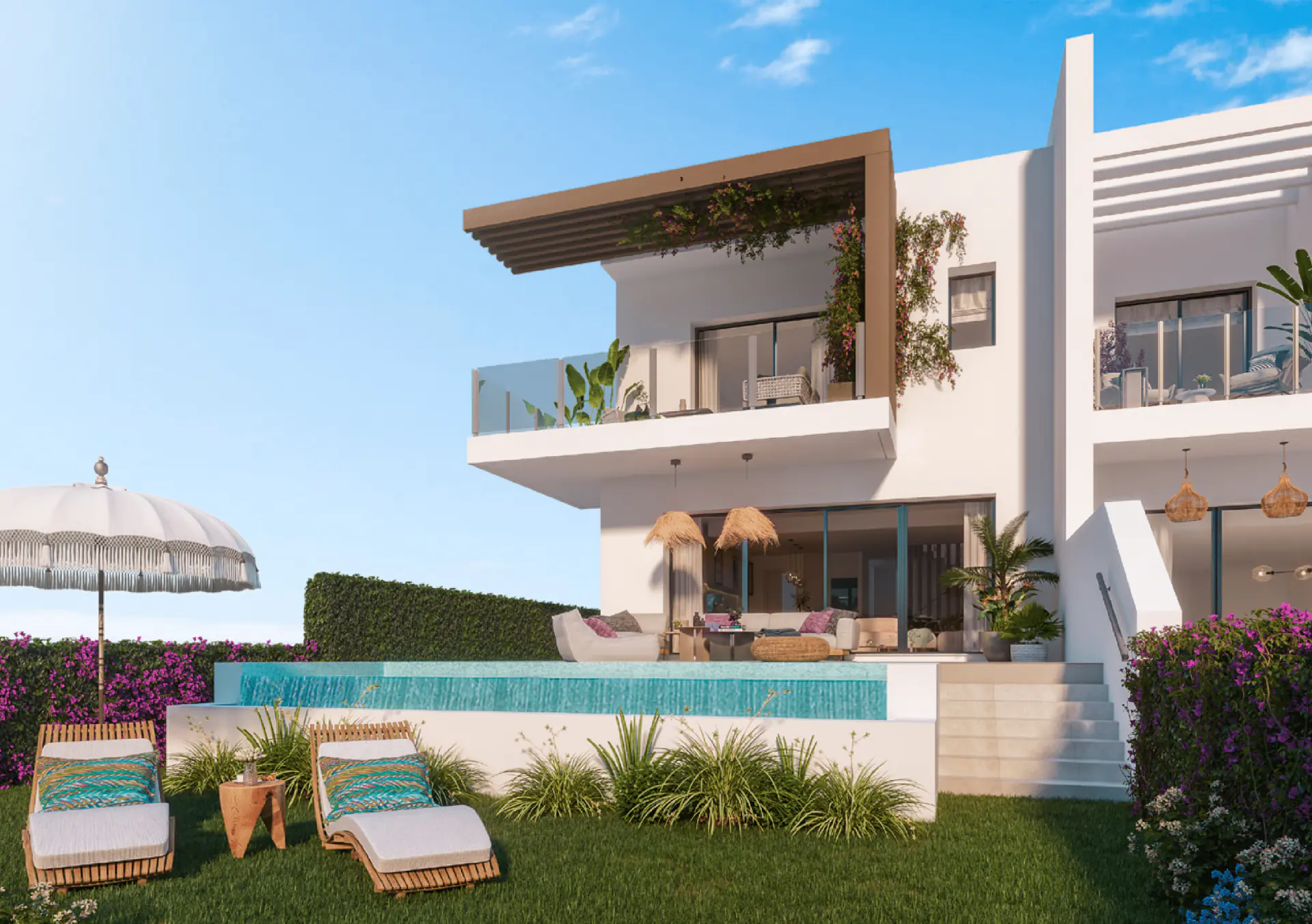 Townhouses with Sea Views