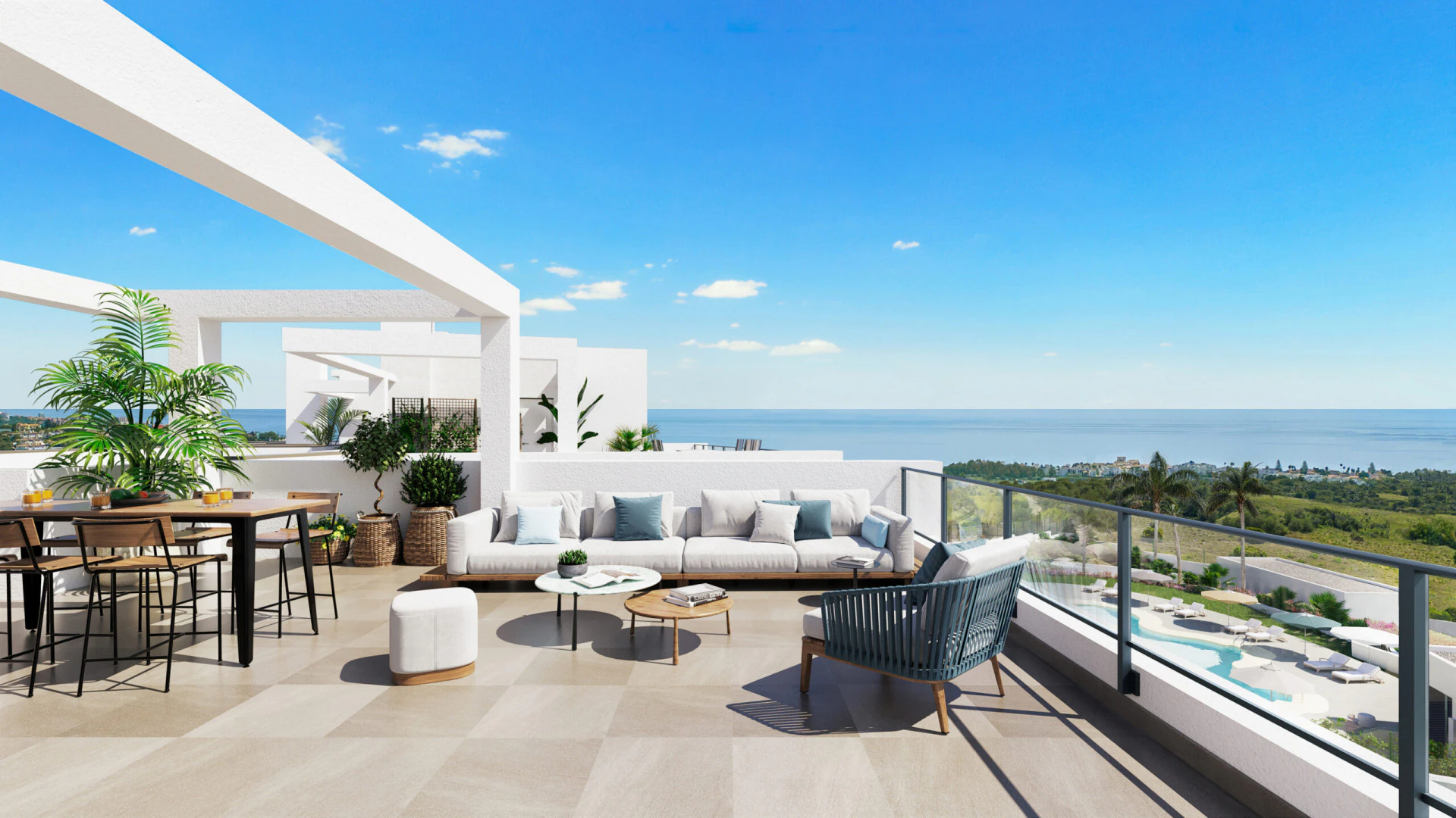 Apartments with Sea & Golf Views