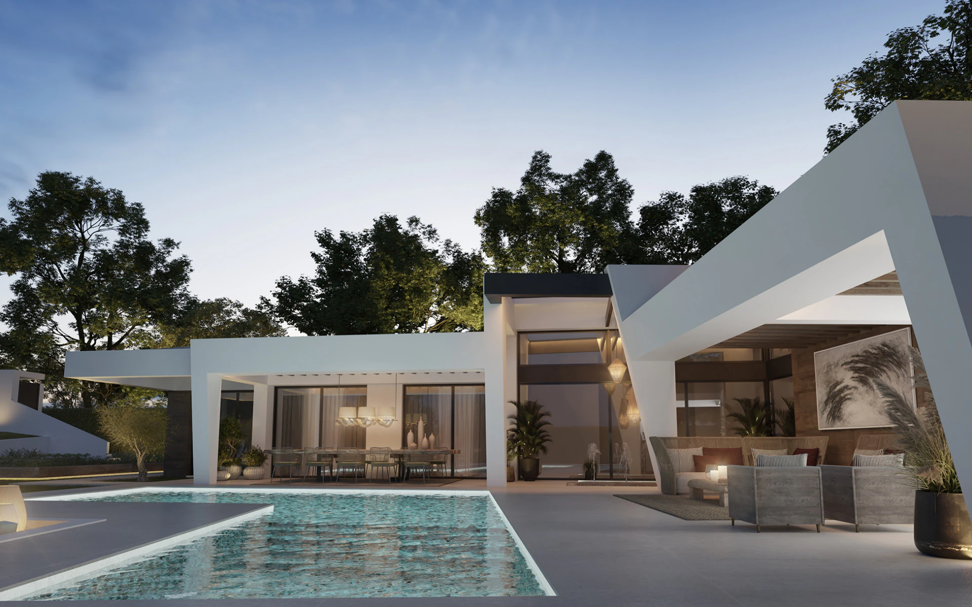 Modern Villa with Private Heated Pool
