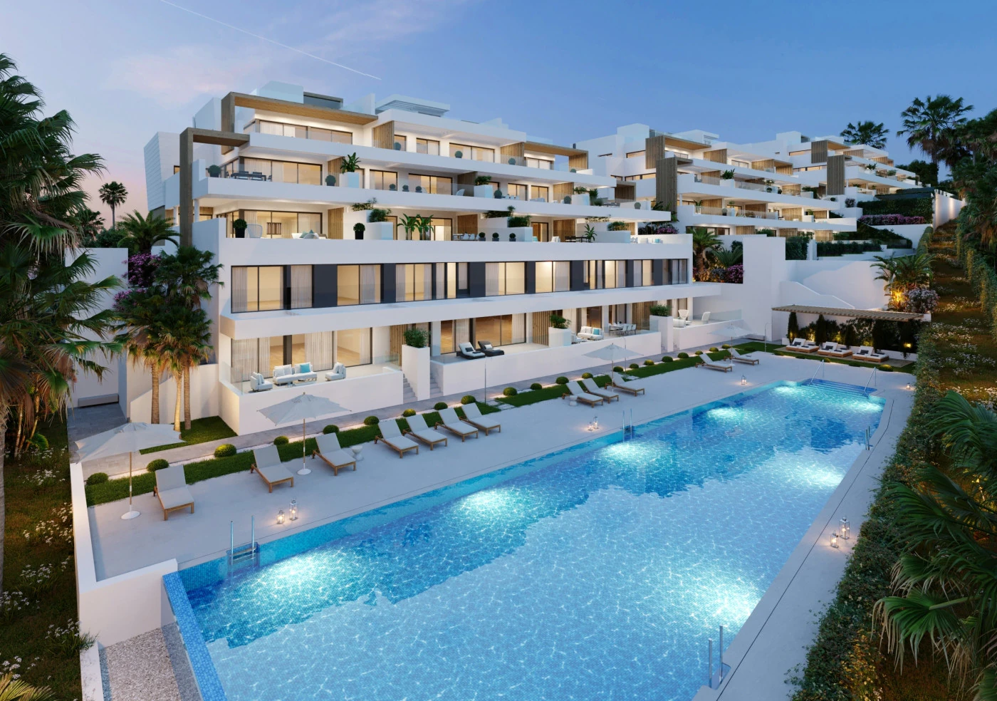 Apartments with Sea and City Views