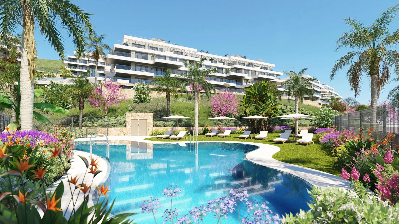 Apartments with Golf and Sea Views, Mijas