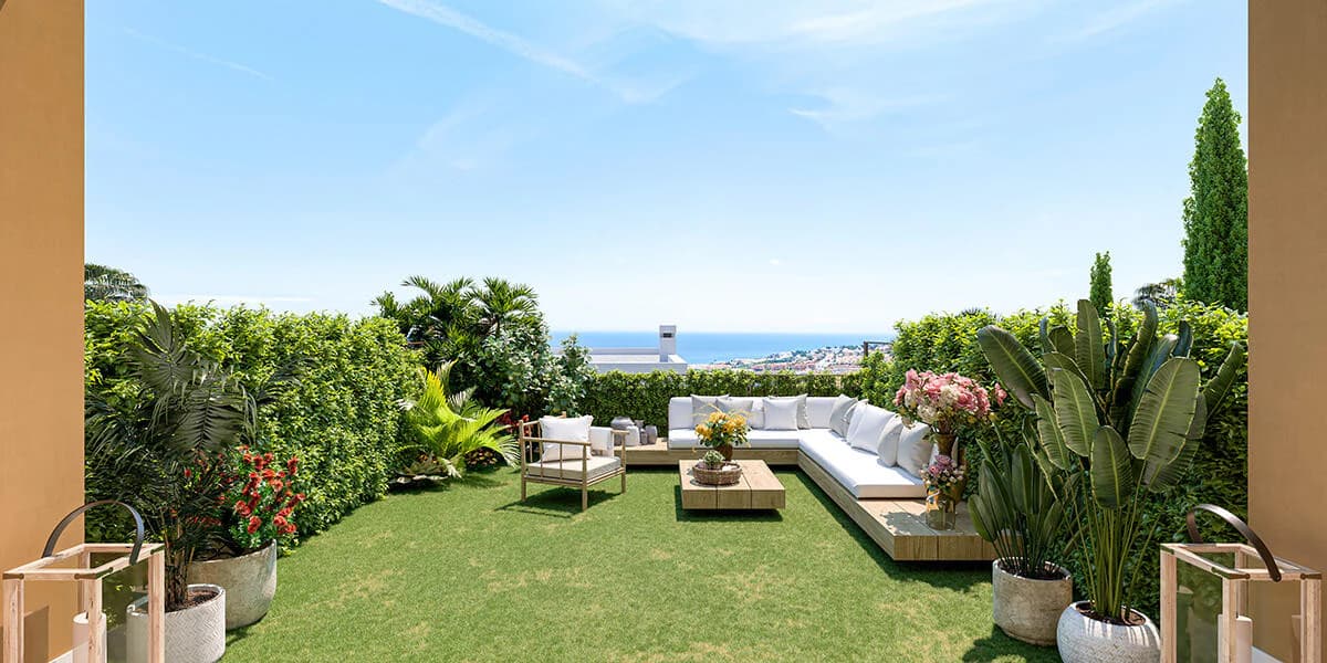 Town Houses with Sea Views, Mijas
