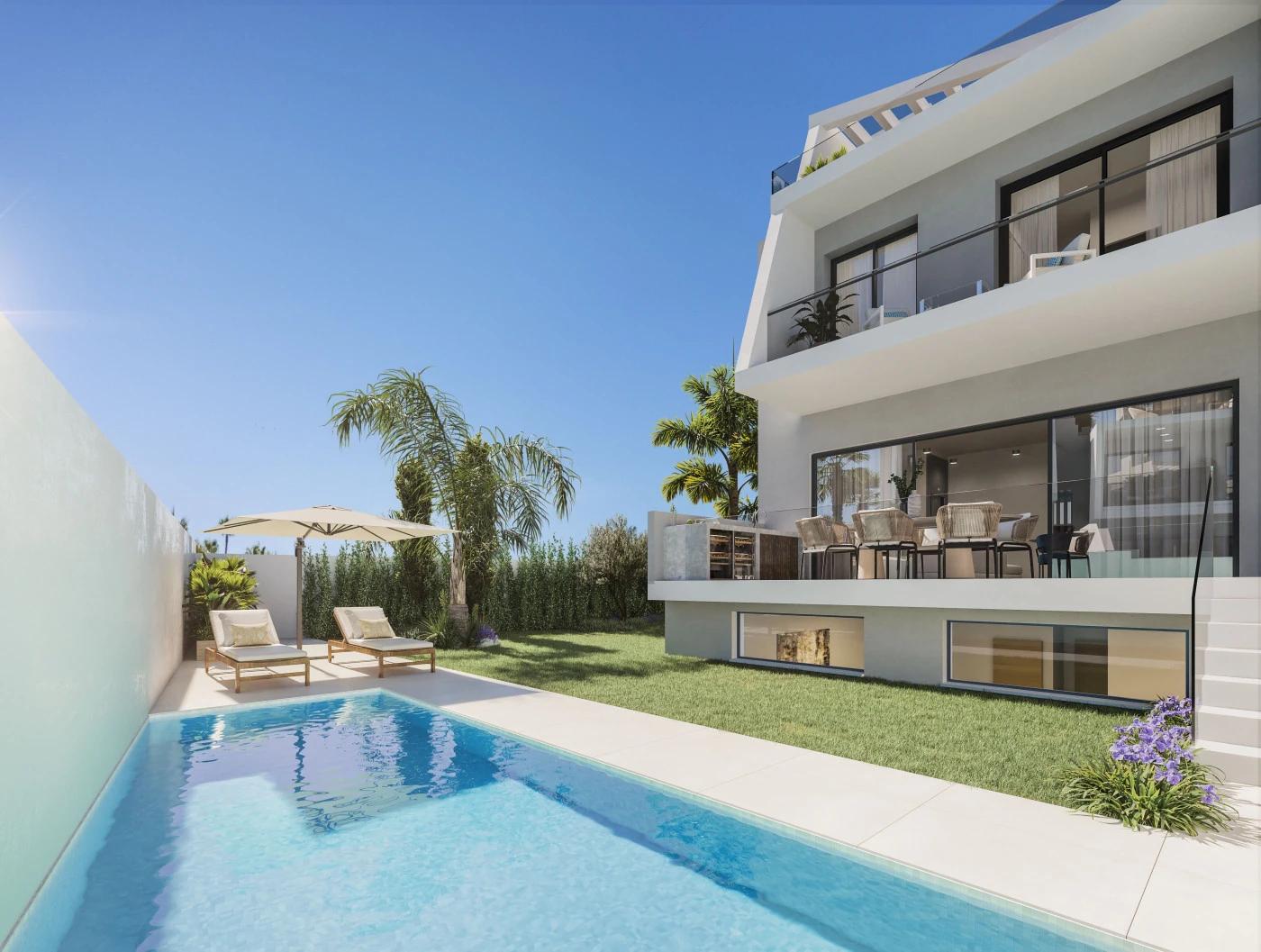 Townhouses with a Private Pool