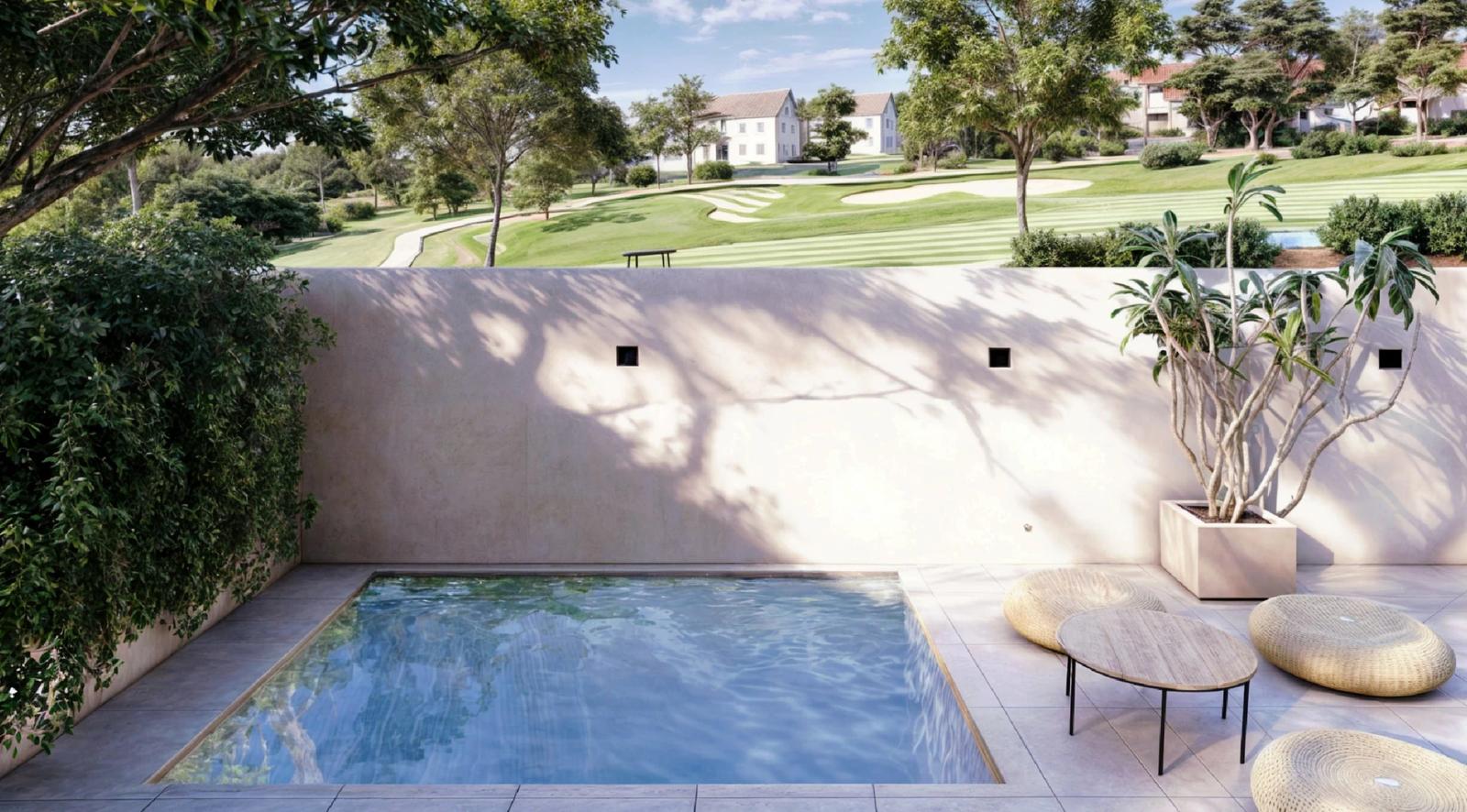 Golf Townhouses with a Private Pool