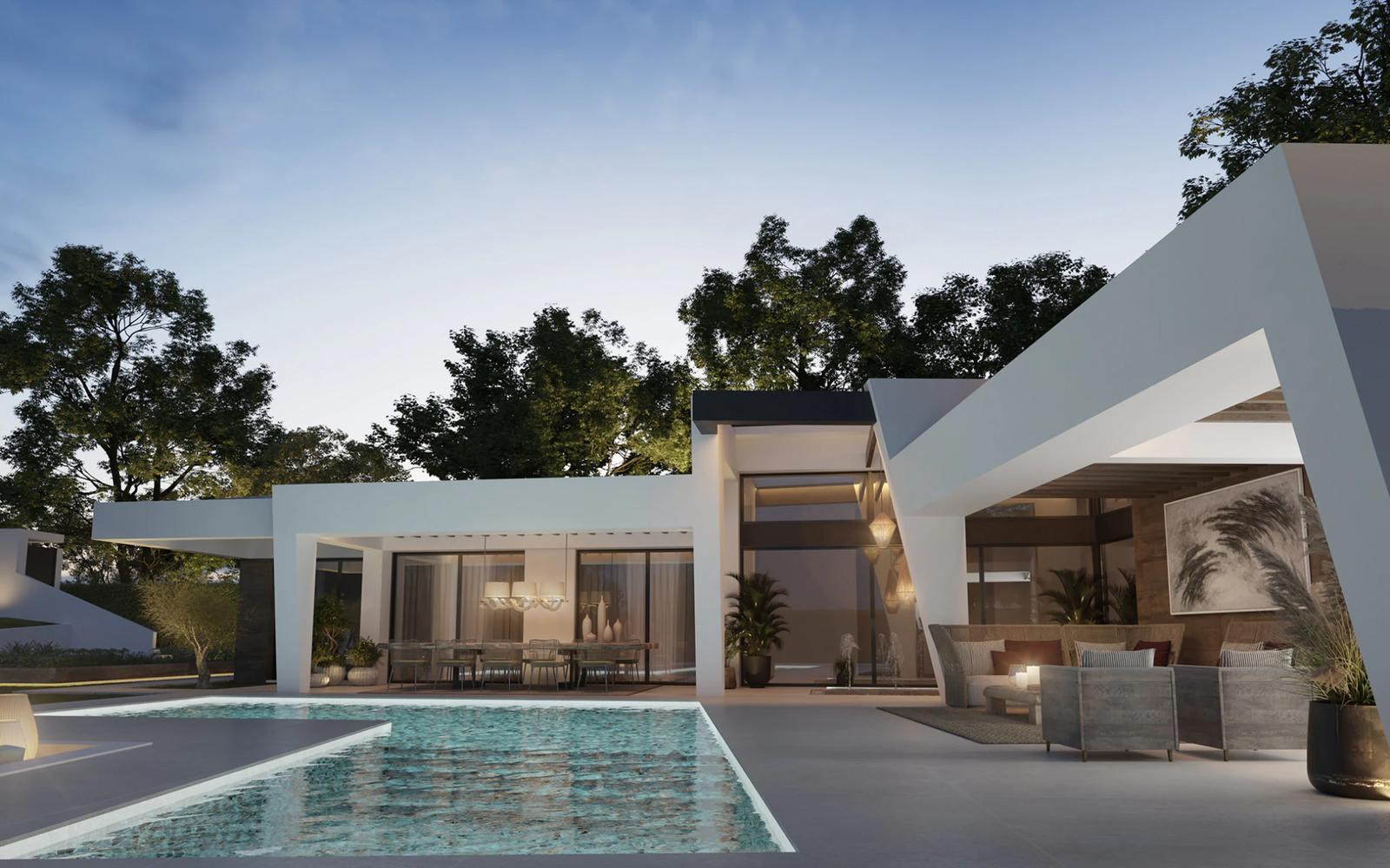 Modern Villa with Private Heated Pool, Marbella