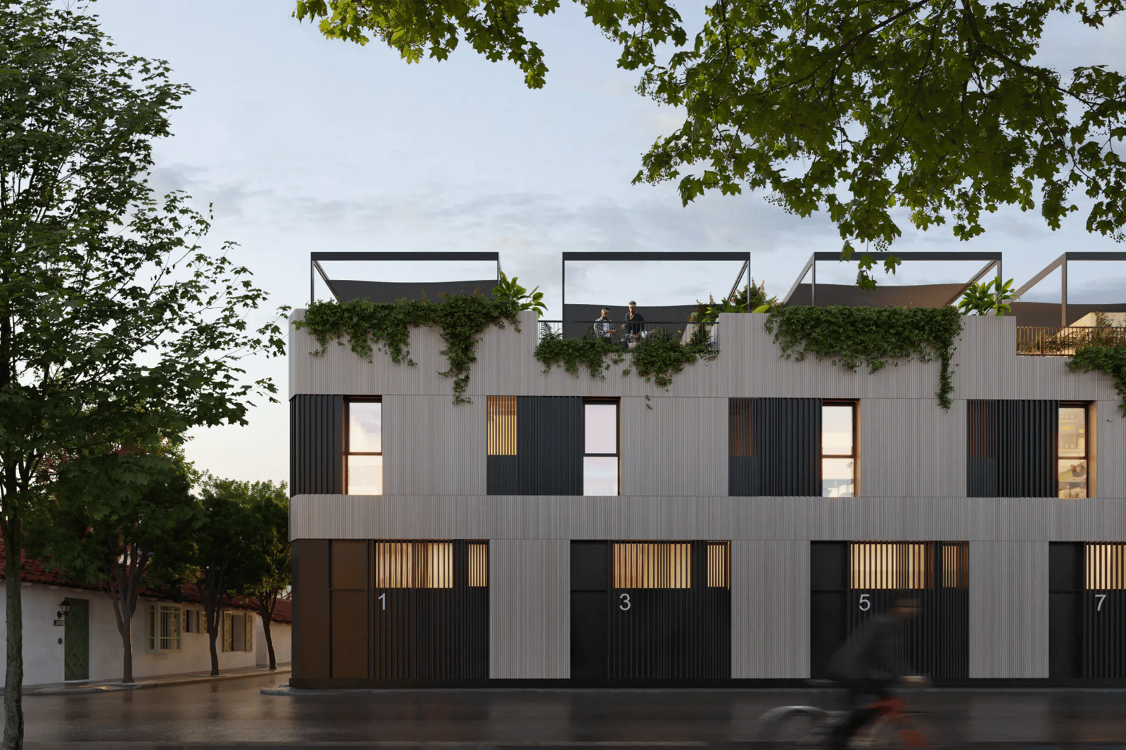 Courtyard Townhouses with Rooftop Solariums, Malaga