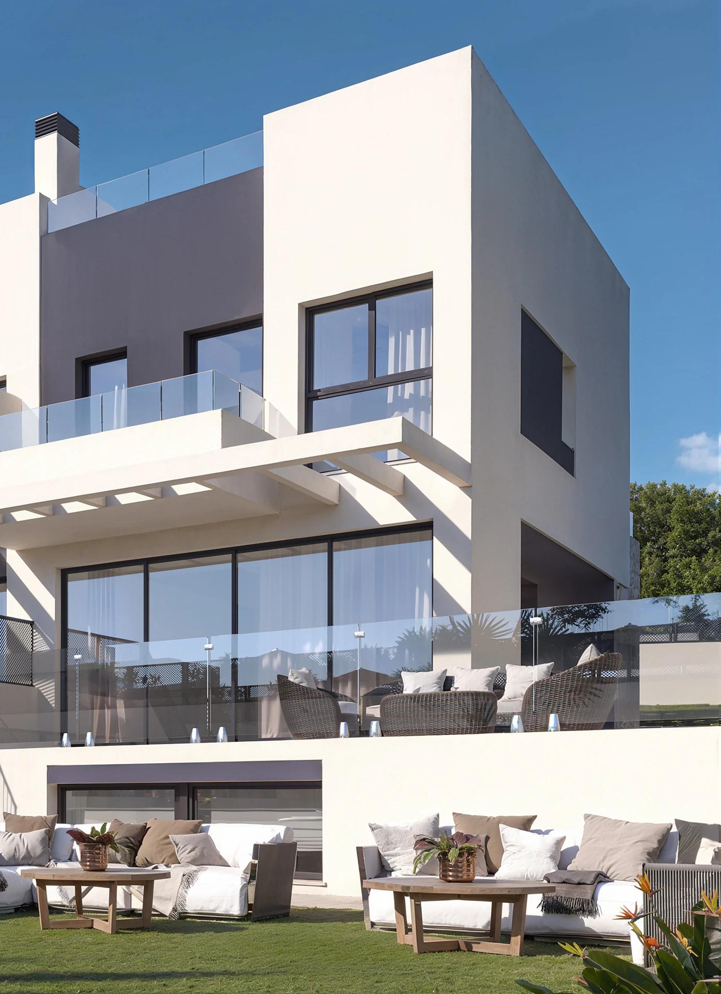 Townhouses with Solarium Next to Golf, Mijas