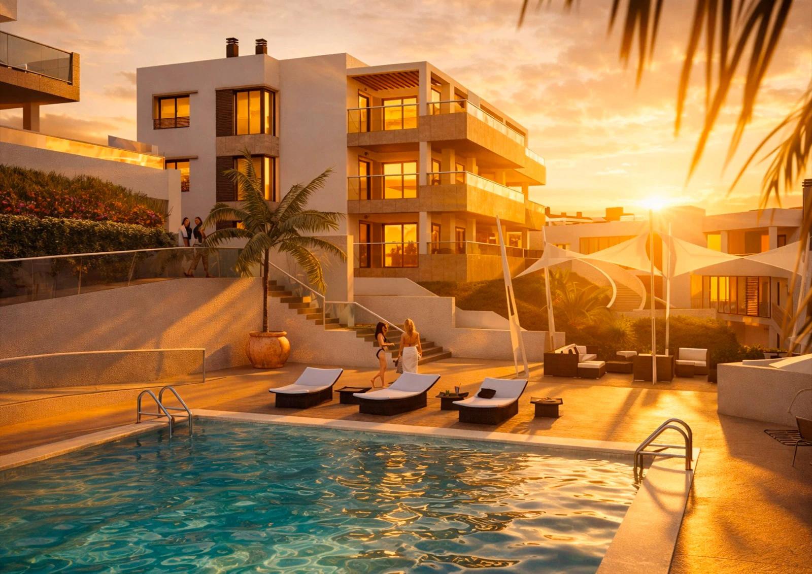Beachfront Apartments with Sea Views, La Linea de la Concepcion