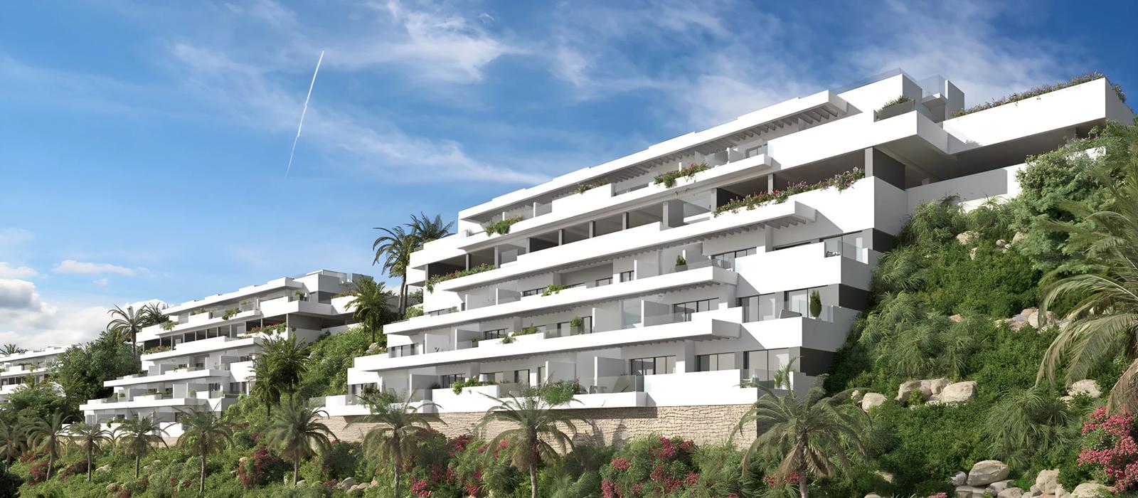 Sea View Apartments Next to a Golf Course, Mijas