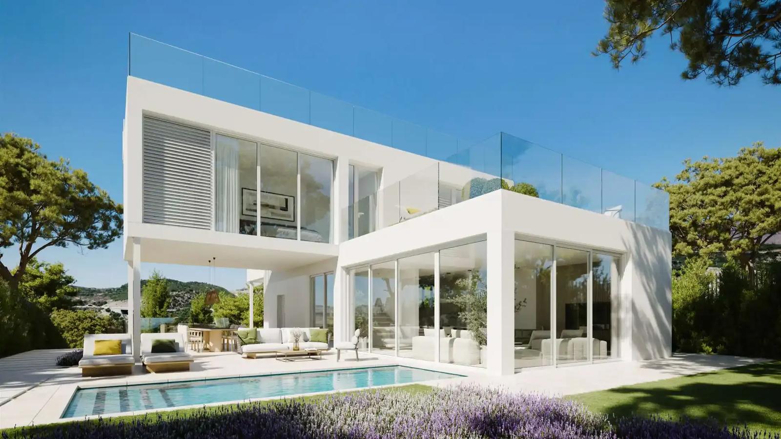 Detached Villas with Sea Views and Private Pools, Estepona