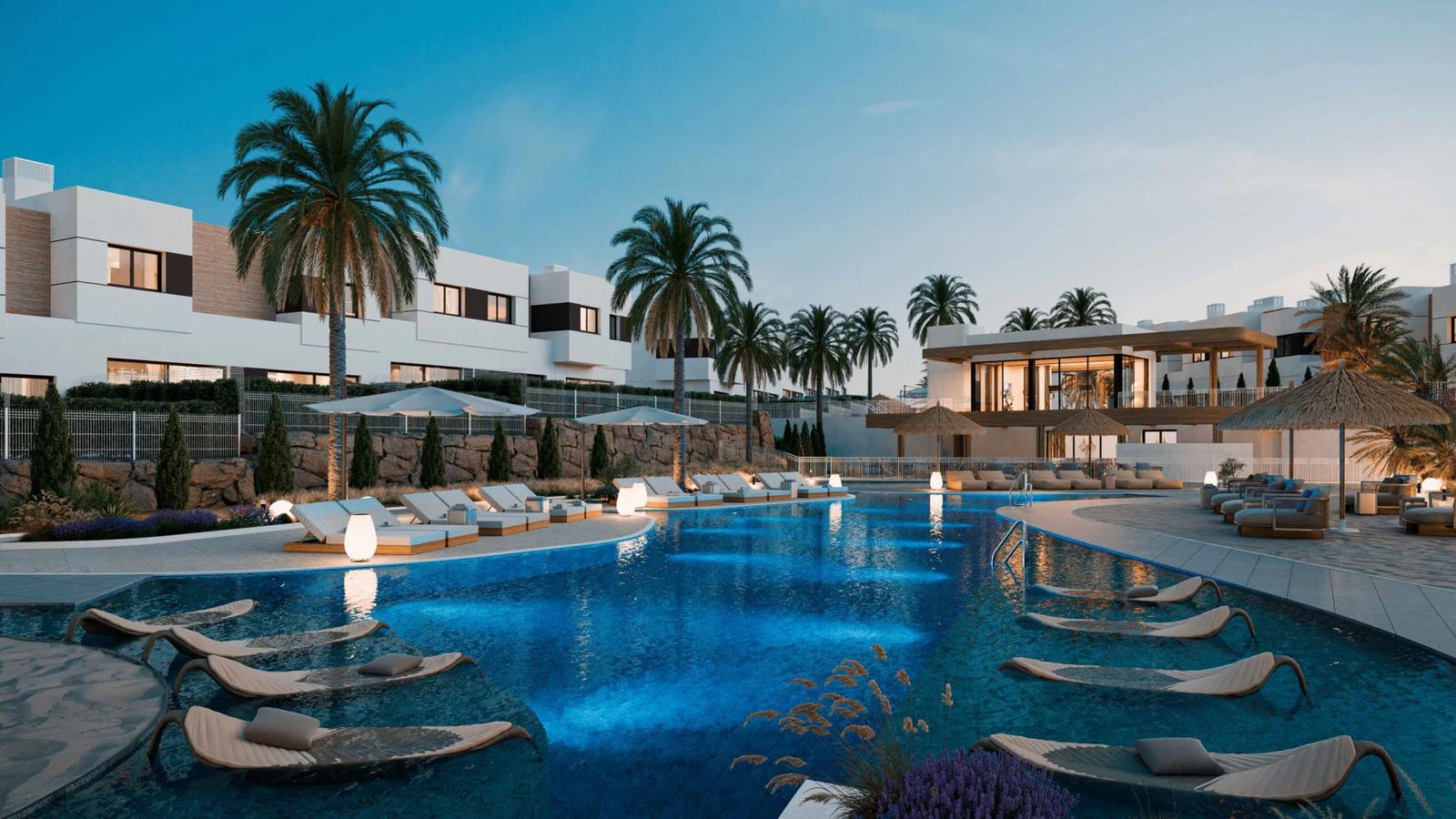 Townhouses with Private Gardens, Mijas