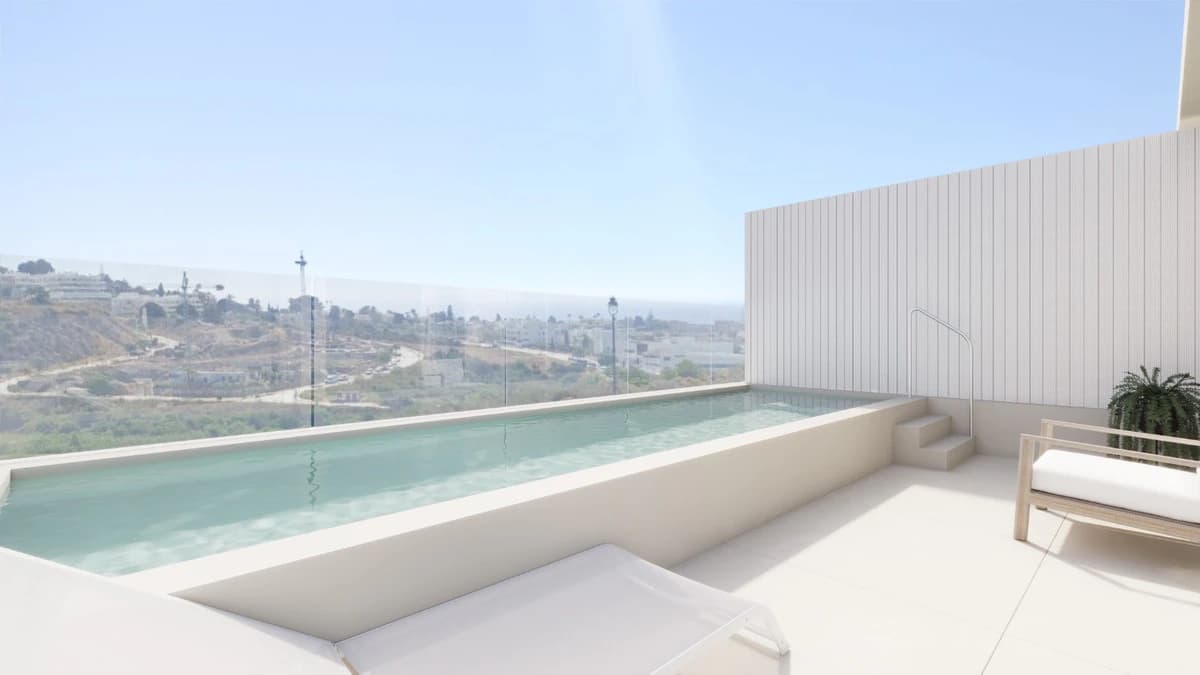 Sea View Attached Villas with Private Pool, Estepona