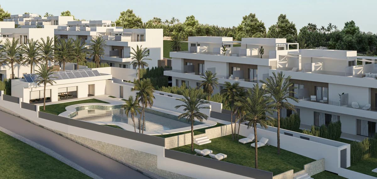 Townhouses with Private Gardens and Terraces, Estepona