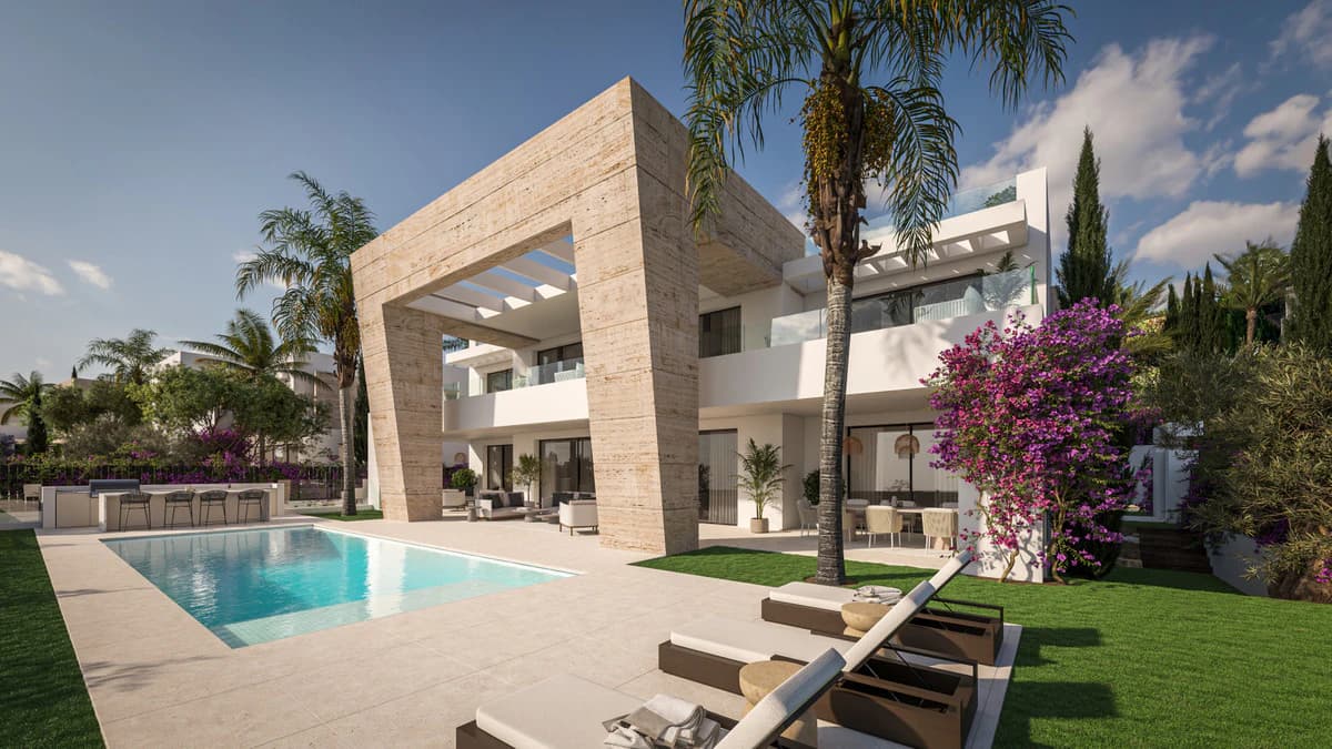 Villas with Private Pools and Golf Views, Estepona