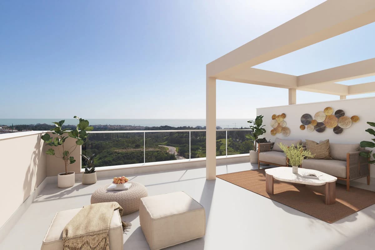 Apartments and Penthouses with Sea Views, Mijas