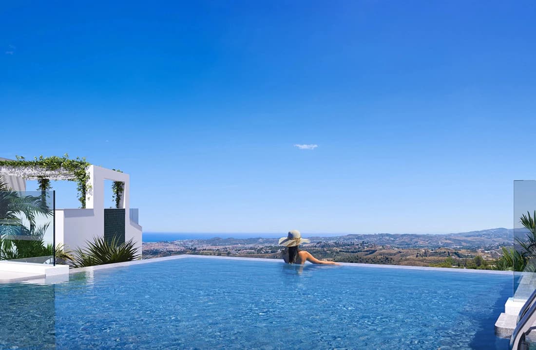 Apartments with Sea Views and Infinity Pool, Mijas