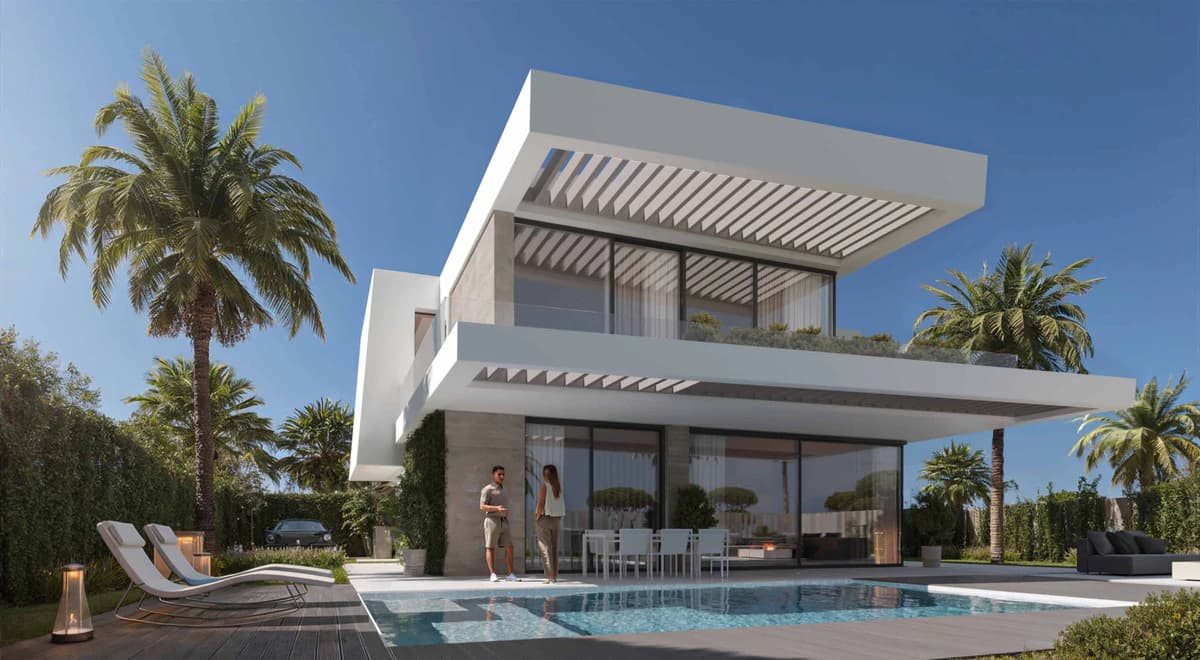 Beachside Villas with Private Pools, Mijas
