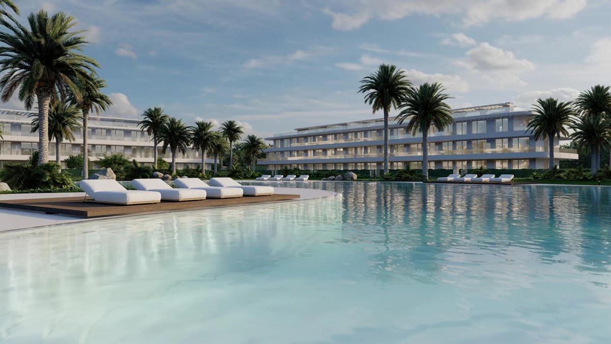 Apartments with an 800 m² Saltwater Pool, Chipiona