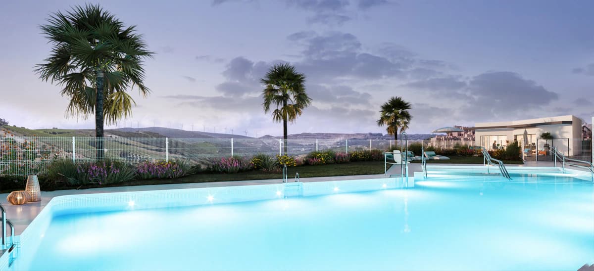 Apartments with Large Terraces and Communal Pool