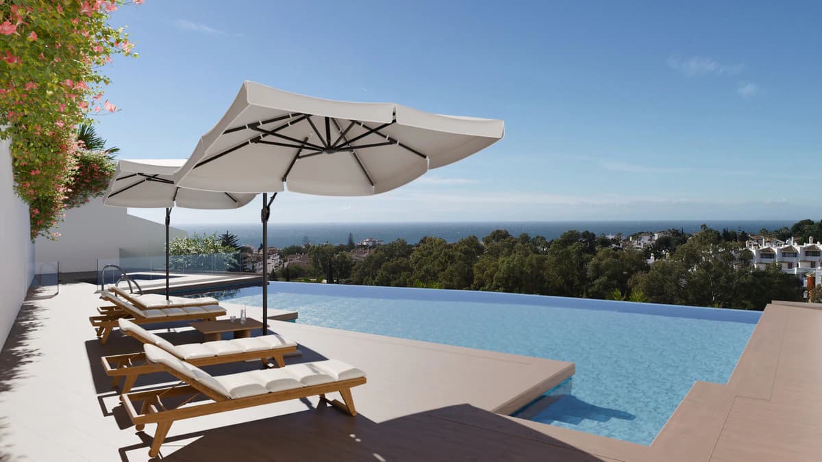 Townhouses with Panoramic Sea Views, Marbella