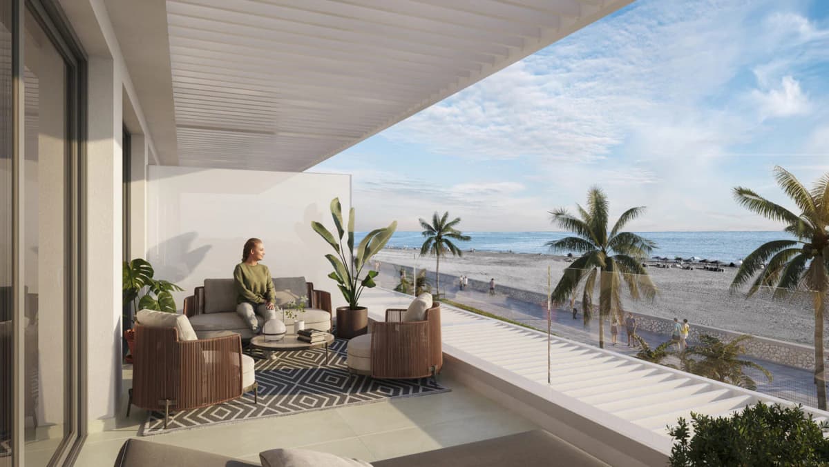 Apartments with Large Terraces and Gardens, Benajarafe
