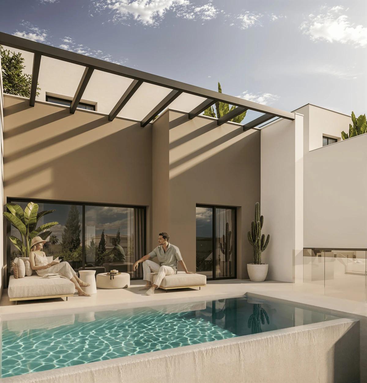 Townhouses with Large Private Gardens, Manilva