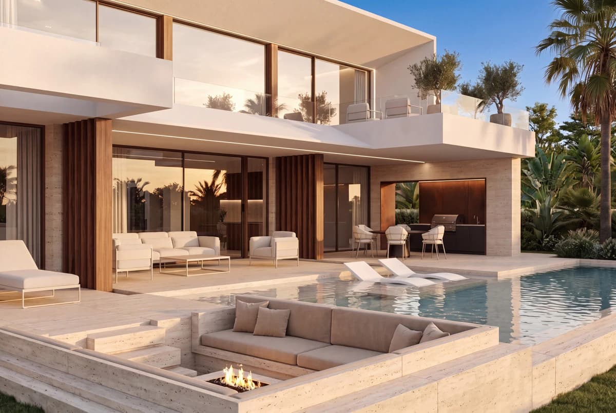 Beachside Villas with Private Pools, Marbella