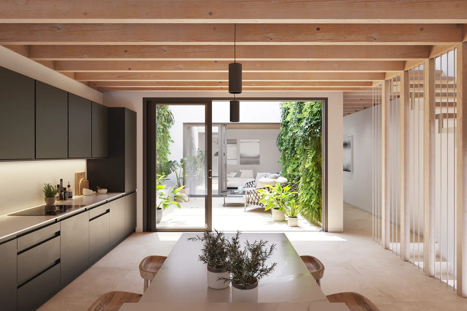 Courtyard Townhouses with Rooftop Solariums · Photo 8