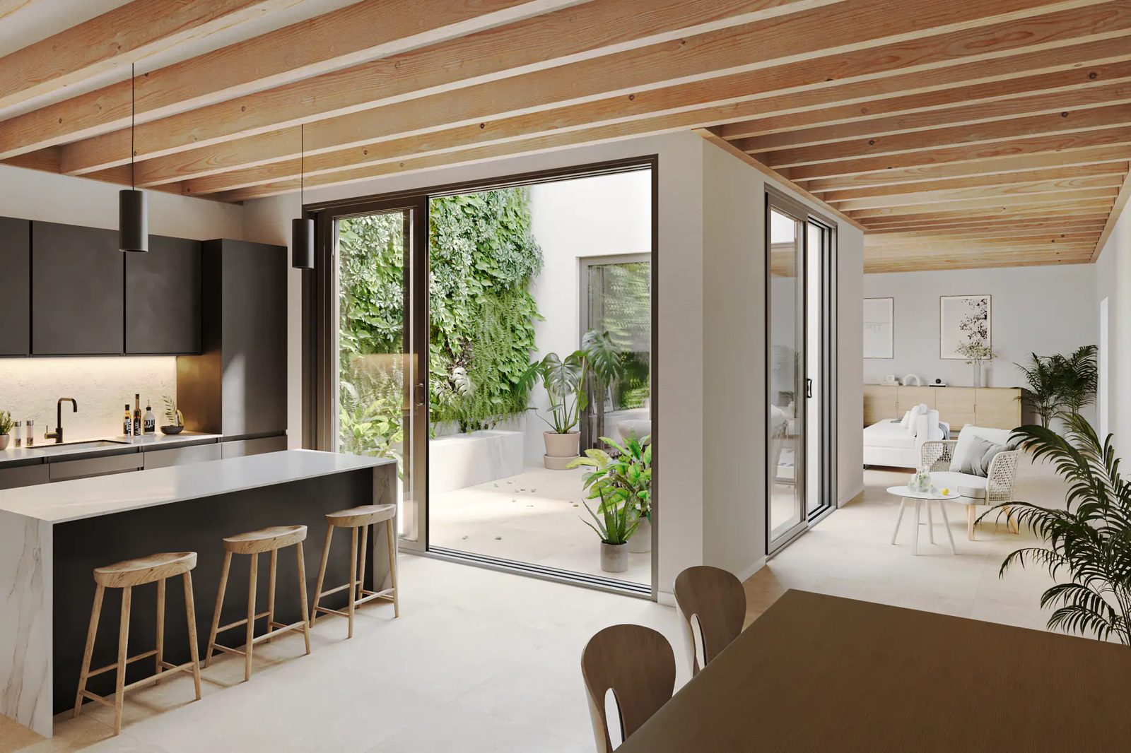 Courtyard Townhouses with Rooftop Solariums · Photo 15