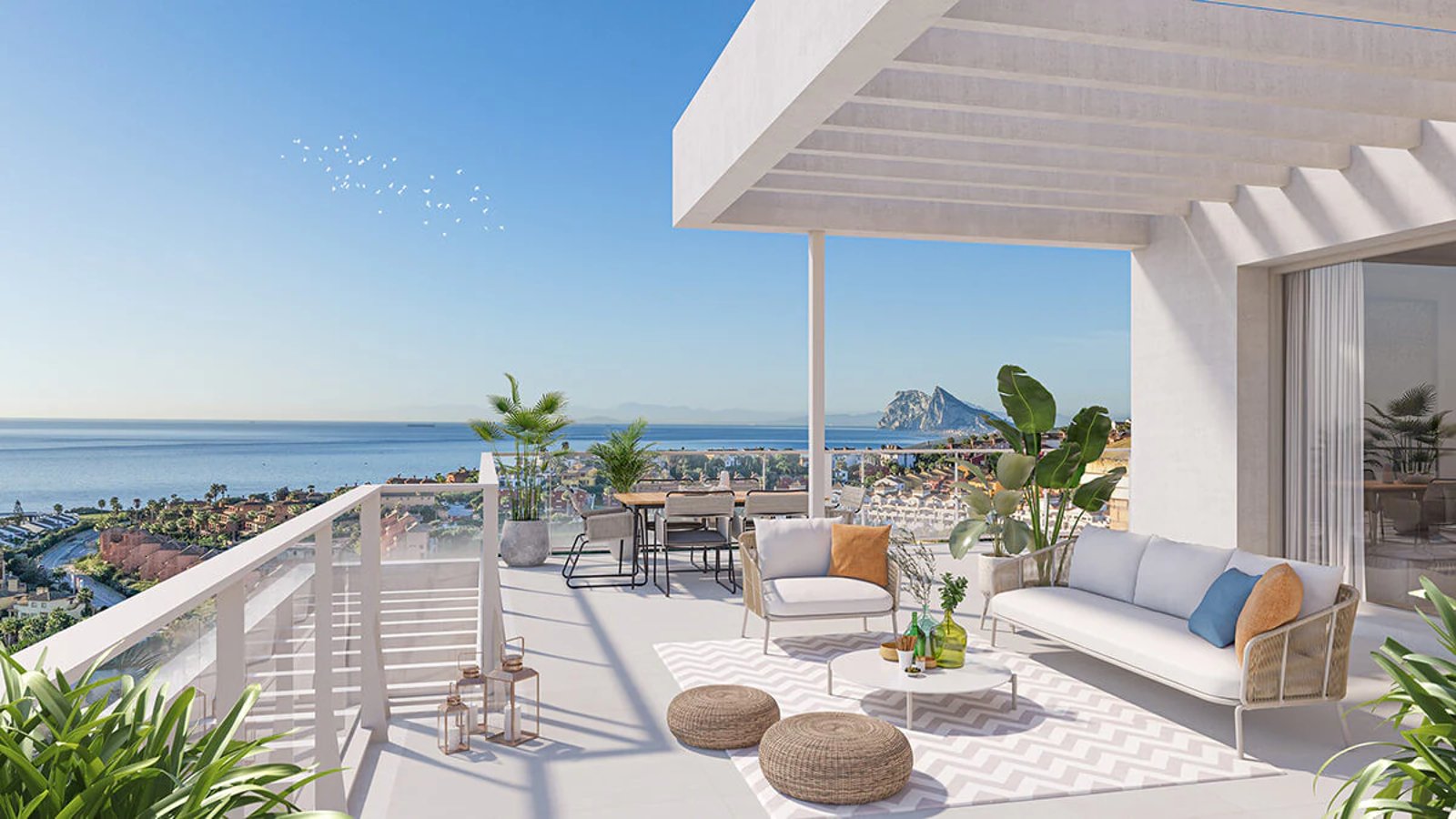 Apartamentai su vaizdu į jūrą ir golfo aikštyną