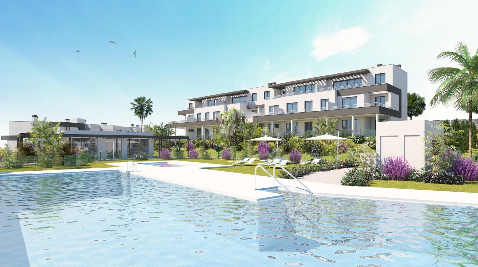 Apartmen Golf dengan Pemandangan Laut