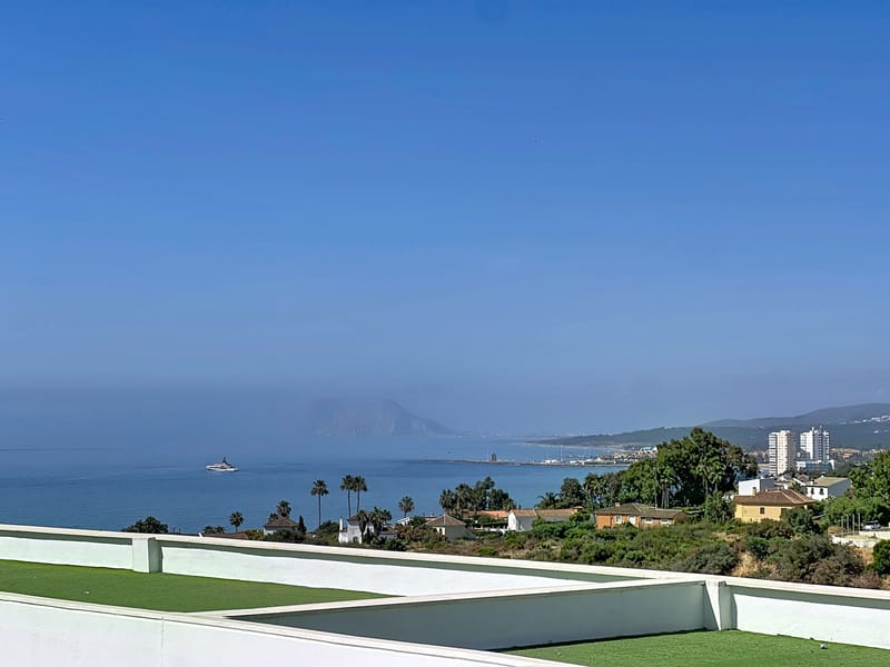 Exclusive Townhouse with Panoramic Sea, Gibraltar and Africa Views Near Sotogrande