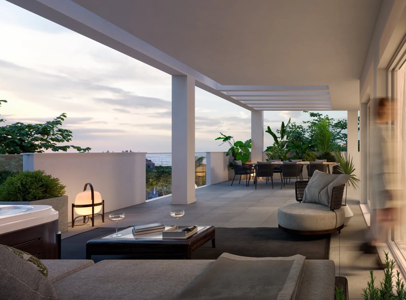 Apartemen 300 m dari Pantai