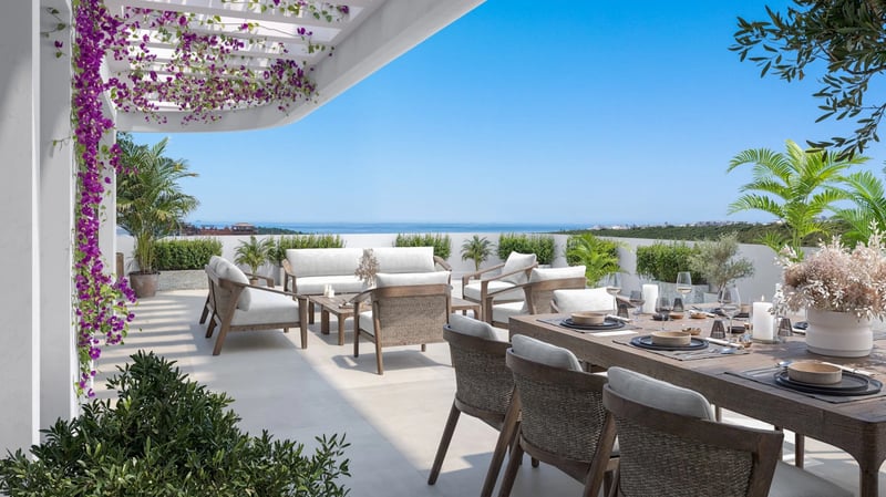 Appartamenti con vista sul mare e sul golf