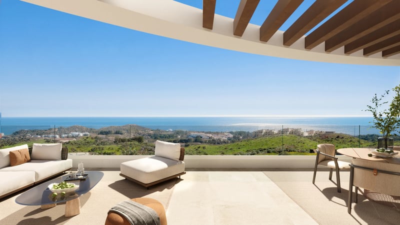 Appartamenti in collina con vista mare